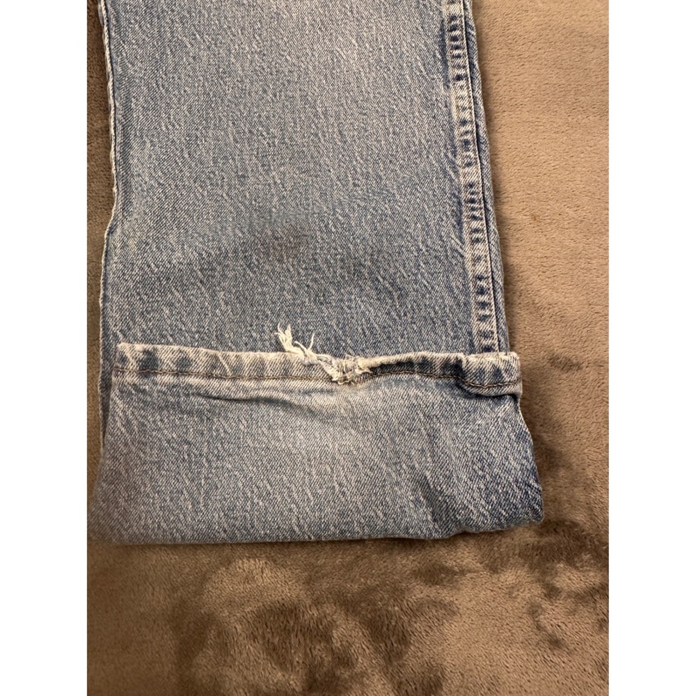 Wrangler Regular Fit Light Wash Denim Jeans 38x30 855WAQD Mens Blue Straight Leg - Picture 5 of 12